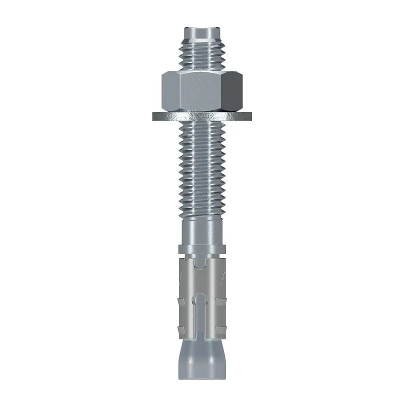 Simpson Strong-Tie Strong-Bolt 2 STB2-50334P1 Wedge Anchor, 1/2 in Dia, 3-3/4 in OAL, Carbon Steel, Zinc (Pack of 15)