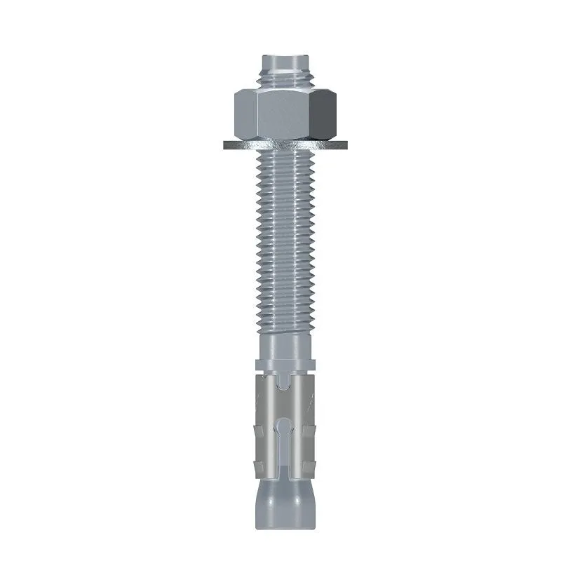 Simpson Strong-Tie Strong-Bolt 2 STB2-62500P1 Wedge Anchor, 5/8 in Dia, 5 in OAL, Carbon Steel, Zinc (Pack of 10)