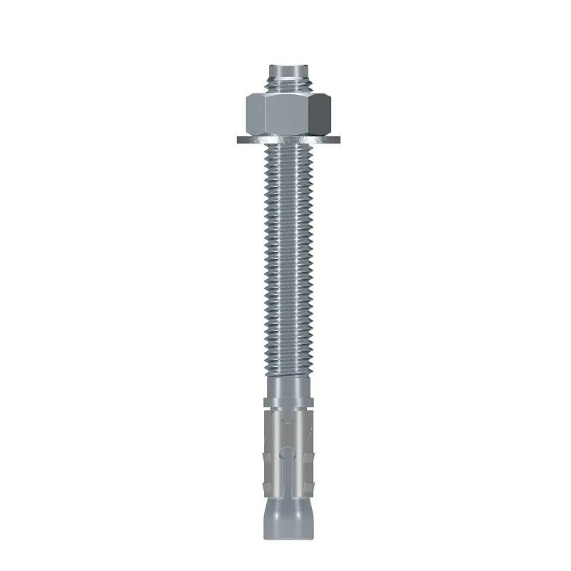 Simpson Strong-Tie Strong-Bolt 2 STB2-62600P1 Wedge Anchor, 5/8 in Dia, 6 in OAL, Carbon Steel, Zinc (Pack of 10)