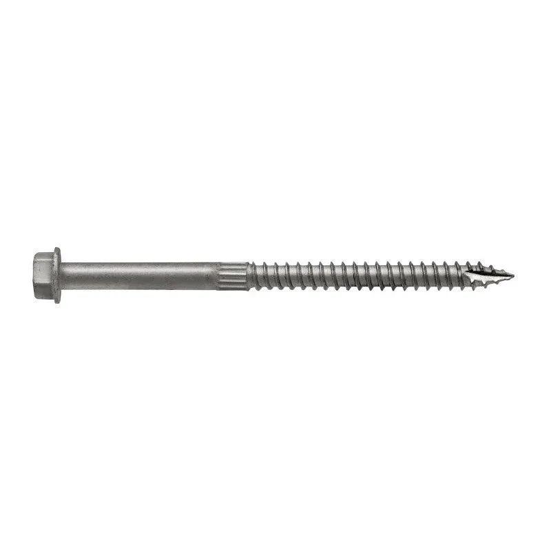Simpson Strong-Tie Strong-Drive SDS SDS25300-R25 Connector Screw, 3 in L, Serrated Thread, Hex Head, Hex Drive