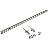 Sliding Door Hardware Track Extension Kit 24 Inch Stainless Steel (POS)