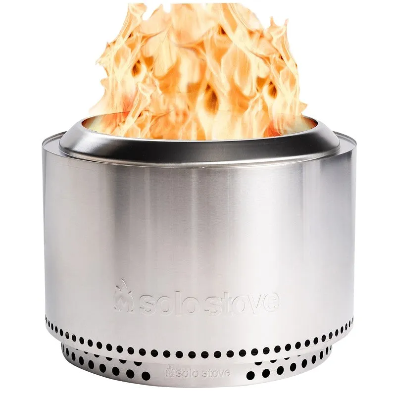 Solo Stove SSYUK-SD-27-2.0 Yukon and Stand Fire Pit, 27 in OAW, 19.8 in OAH, Ceramic/Stainless Steel
