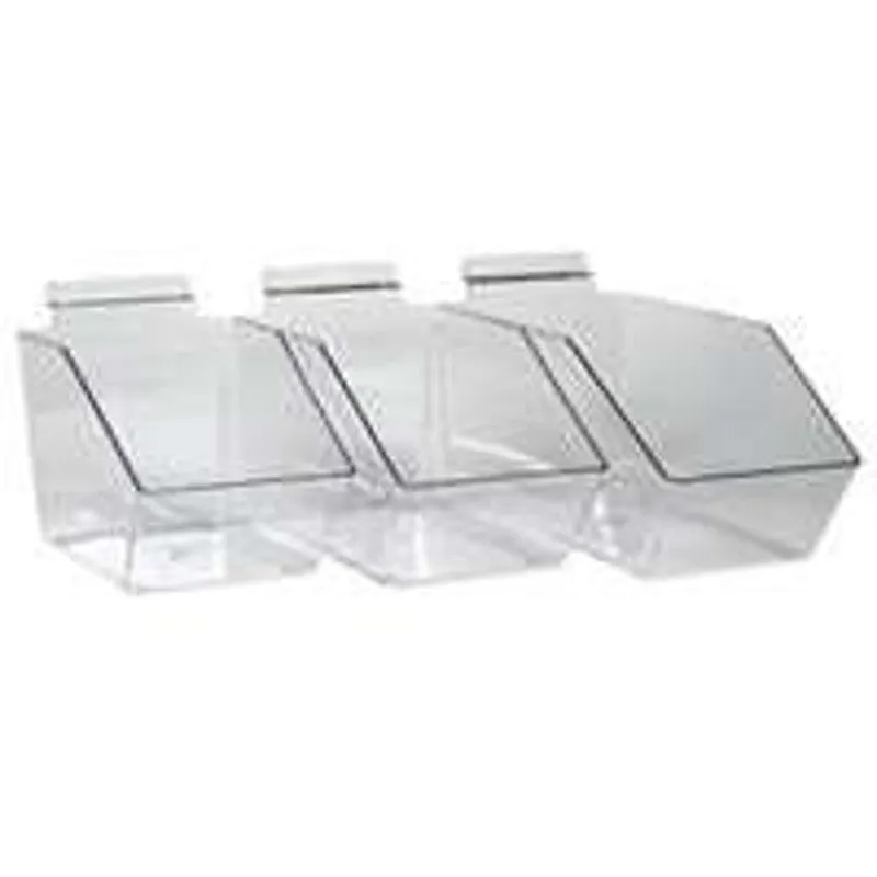 Southern Imperial Visi-Bin RPDMP-655115 Slatwall Dump Bin, 5 lb, Plastic, 11-1/2 in L, 6 in W, 5-1/2 in H (Pack of 10)