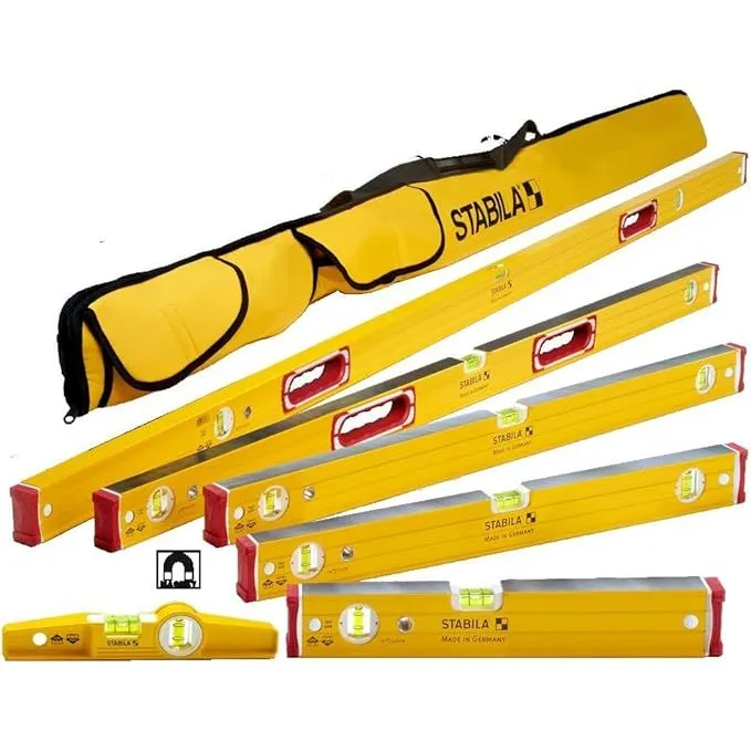 Stabila 78396 Type 96M Magnetic 6 Level Set & Case
