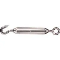 Stainless Steel And Eye Turnbuckle 1/4 Inch By 8-3/4 Inch 2 Pack