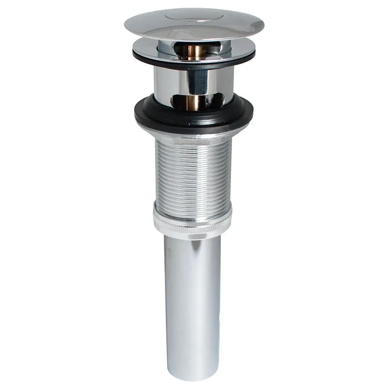 Stylewise K820-75 Pushbutton Sink Drain, 1-1/4 in Connection, Brass
