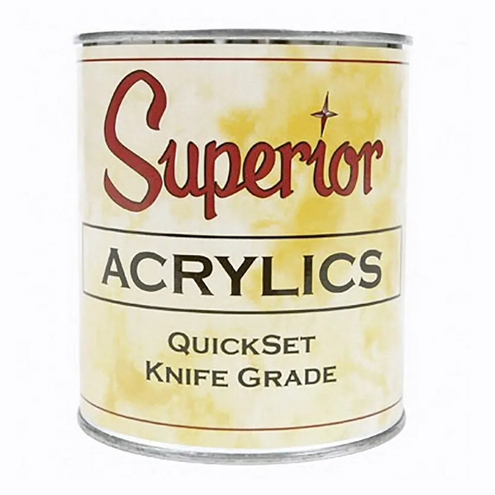 Superior Adhesives QuickSet Knife-Grade Adhesive – Quart