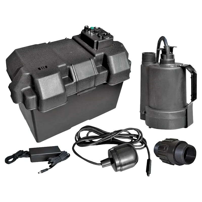Superior Pump 92900 Battery Back Up Kit, 12 VDC, Thermoplastic
