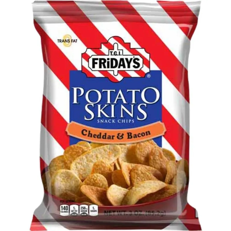 TGI Fridays 432890 Potato Skin, Cheddar Bacon, 3 oz (Pack of 6)