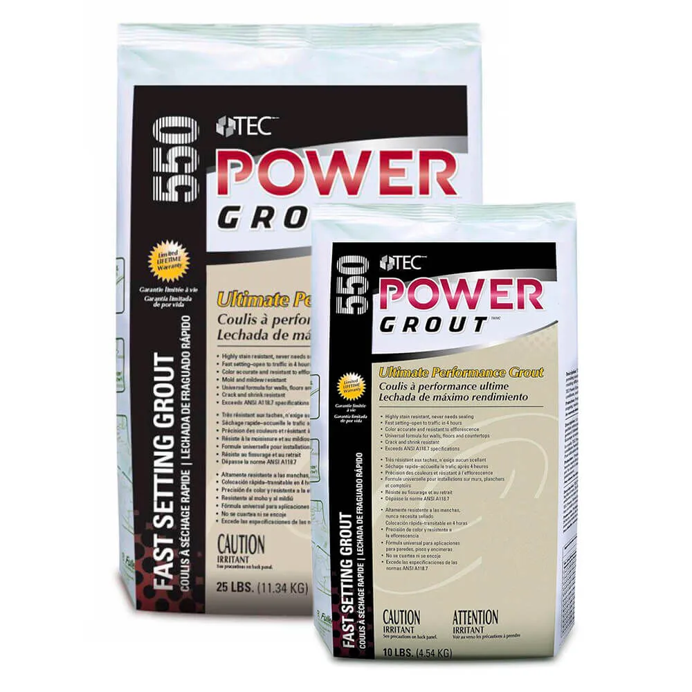 Tec Power Grout 550 – Ultimate Performance Grout