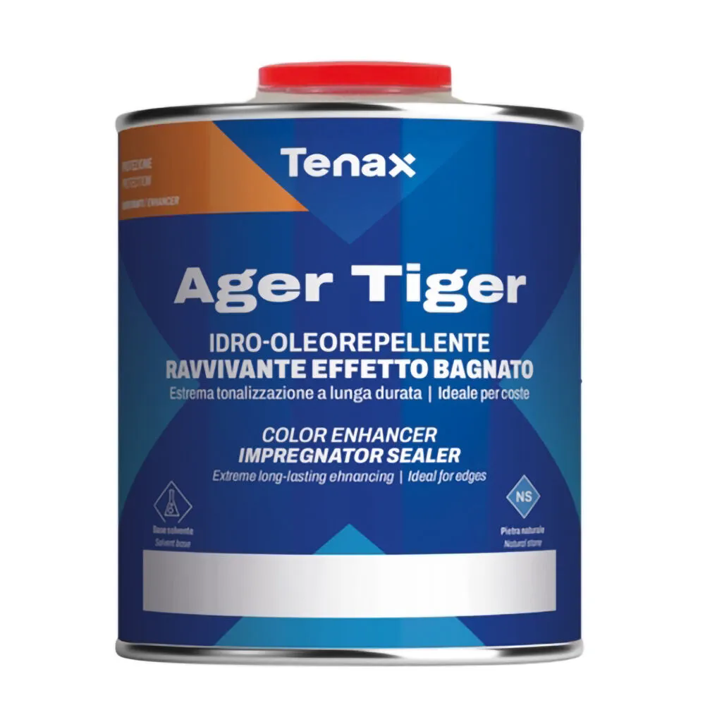 Tenax Ager Tiger Color Enhancing Wet Look Natural Stone Sealer – 1 Quart