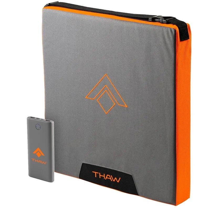 Thaw THA-BOD-0015 Heated Seat Pad, 5 V, 15-1/4 in L, 15 in W, 136, 125, 109 deg F