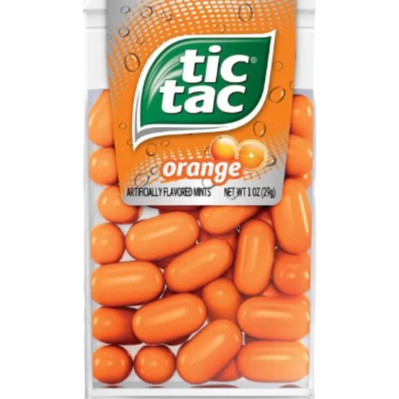 Tic Tac 777068 Mints, Orange, 1.7 oz (Pack of 12)