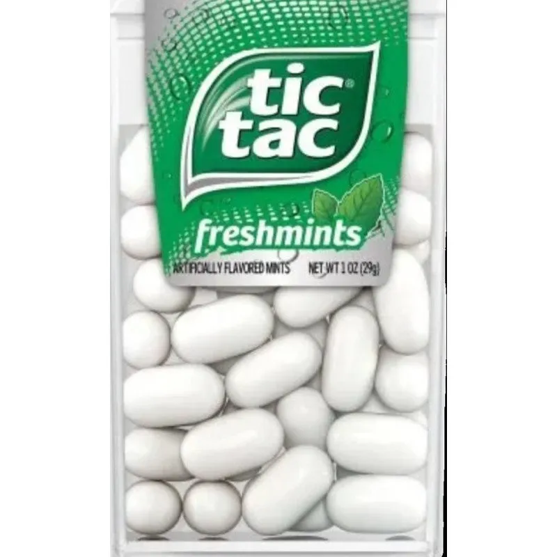 Tic Tac 777082 Mints, Freshmints, 1.7 oz (Pack of 12)