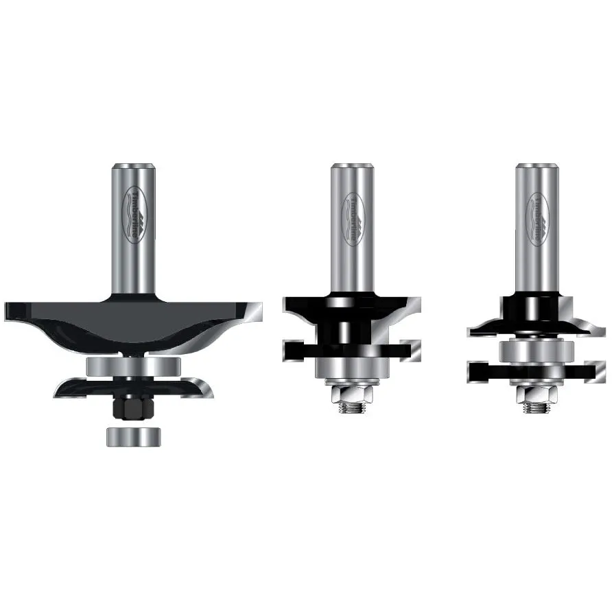 Timberline TRS-250 3 Piece Ogee Raised Panel Door Making Set with Back Cutter