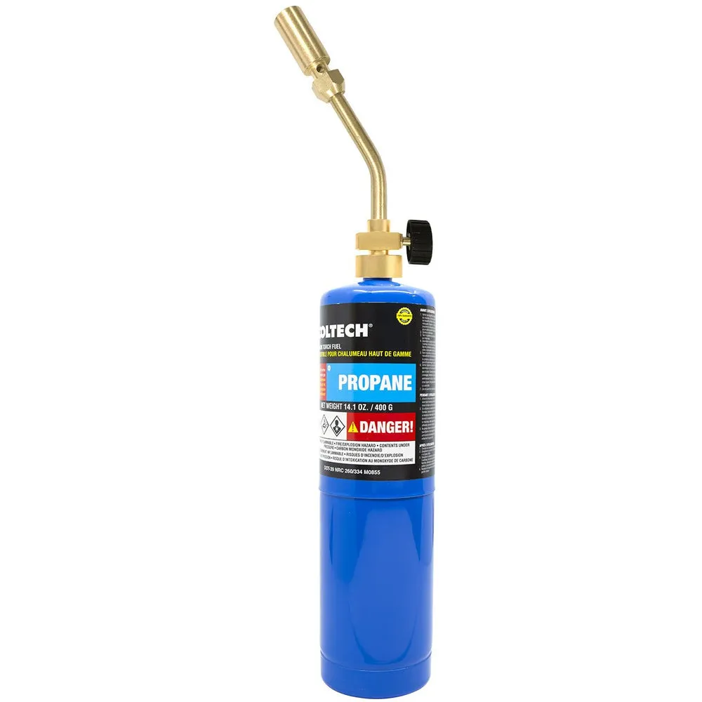 Tooltech 715077 HAZ Manual Torch Kit Propane 14.1oz