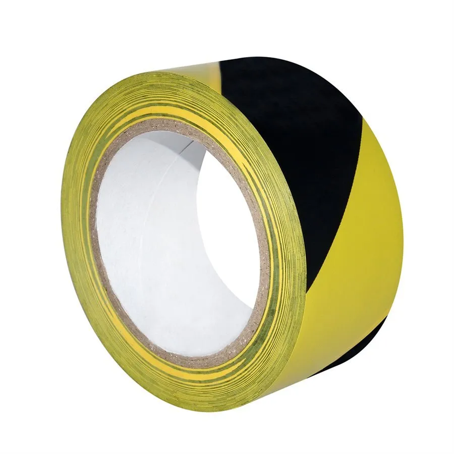 Toolway Black & Yellow 2in x 36yd PVC Floor Marking Tape