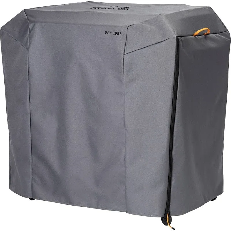 Traeger BAC749- Grill Cover, 9.4 in W, 4 in D, 13.4 in H, 600D Polyester, Gray