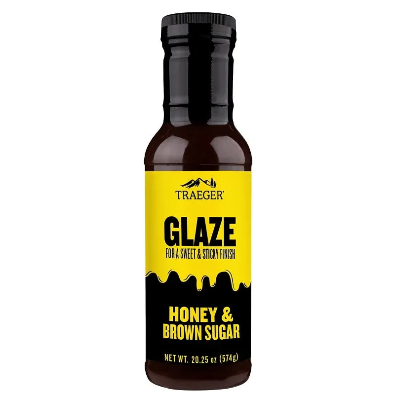 Traeger GLZ001 Barbeque Glaze, Brown Sugar, Honey, 12 oz Bottle (Pack of 6)