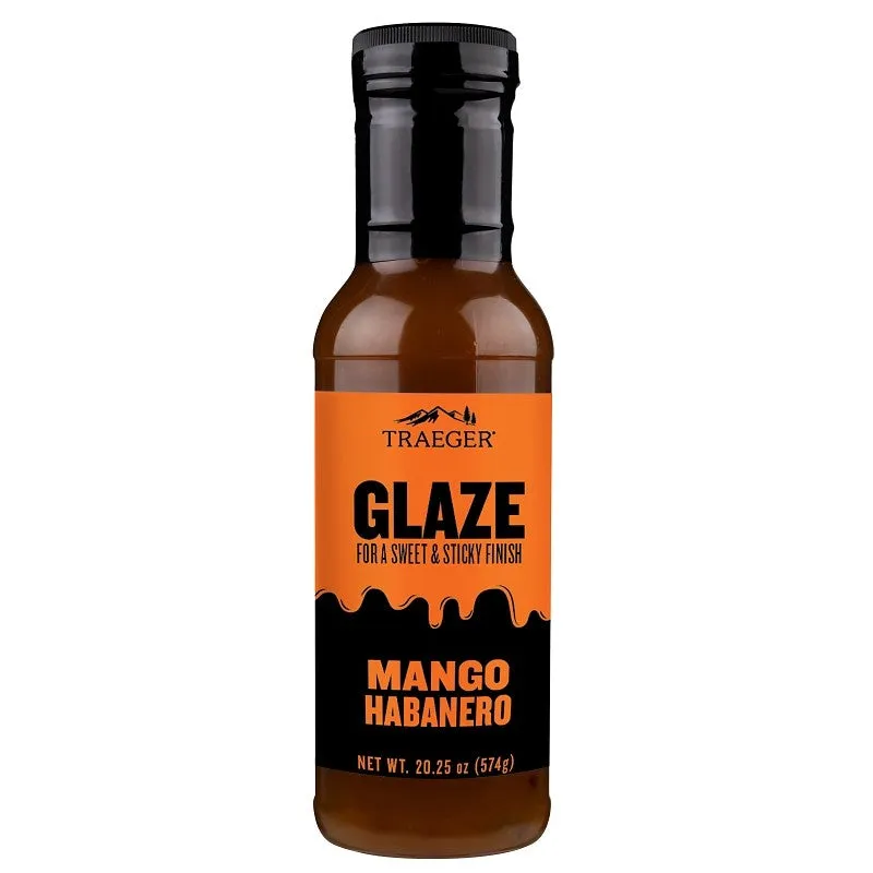 Traeger GLZ002 Barbeque Glaze, Mango Habanero, 12 oz Bottle (Pack of 6)
