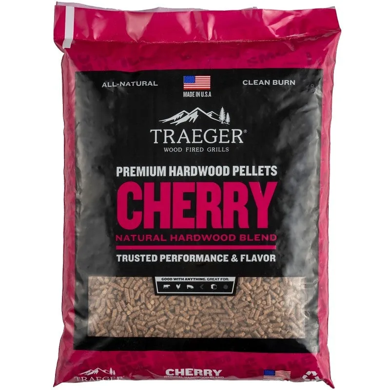 Traeger PEL309 Series Pellet, Cherry, Wood, 20 lb Bag