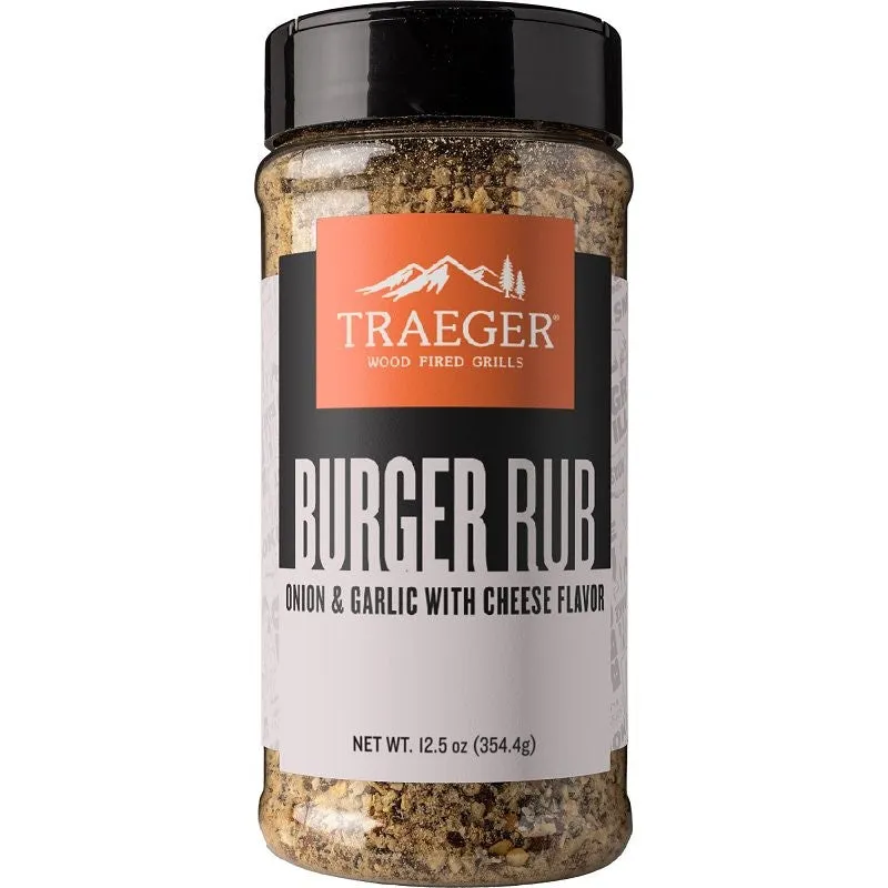 Traeger SPC258 Seasonings, Burger Rub, 12.05 oz Tin