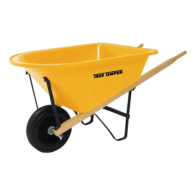 True Temper KPWBLW5 Wheelbarrow, Poly, 16 in Wheel