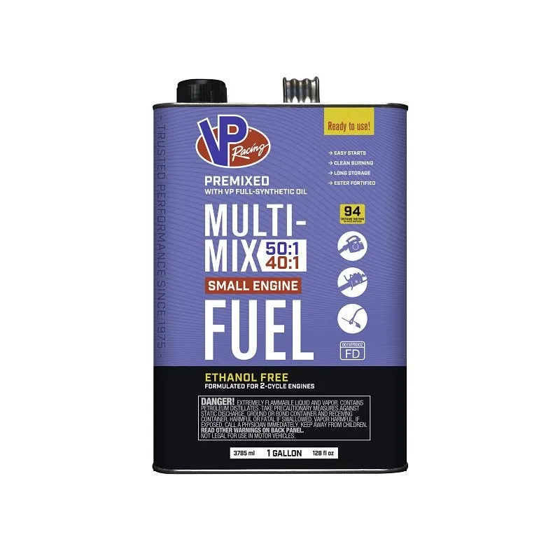 VP Racing 6811 Premixed Small Engine Fuel, Red, 1 gal Can (Pack of 4)