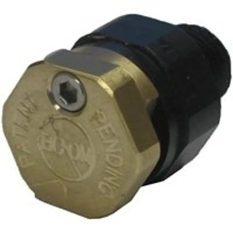 Valley Industries BN2BP125FWX-CS Boomless Nozzle, Specifications: 3/8 in MPT, 1/8 in Orifice, Polypropylene