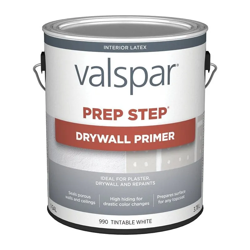 Valspar 044.0000990.007 Primer, White, 1 gal, Can (Pack of 4)