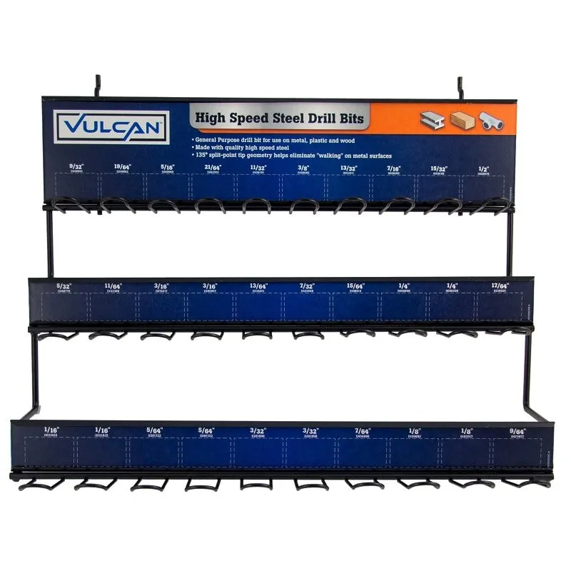 Vulcan 994850 Drill Bit Rack, HSS