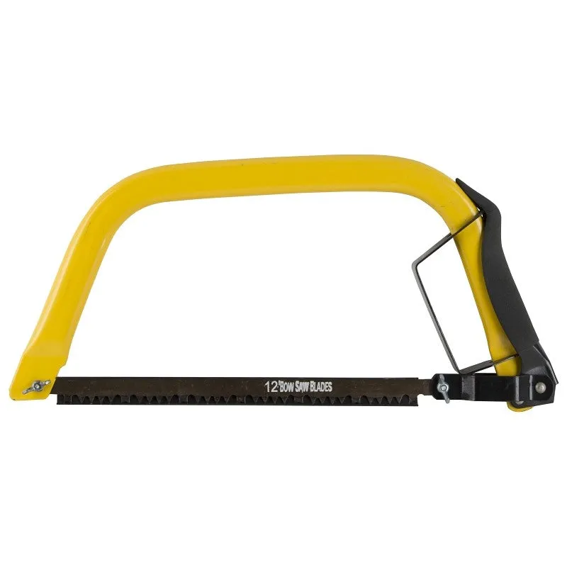 Vulcan JL-BS-101 Hacksaw Combo, 12 in L Blade, 24 TPI, Steel Blade, 6 in D Throat, Steel Frame, Non-Slip Grip Handle