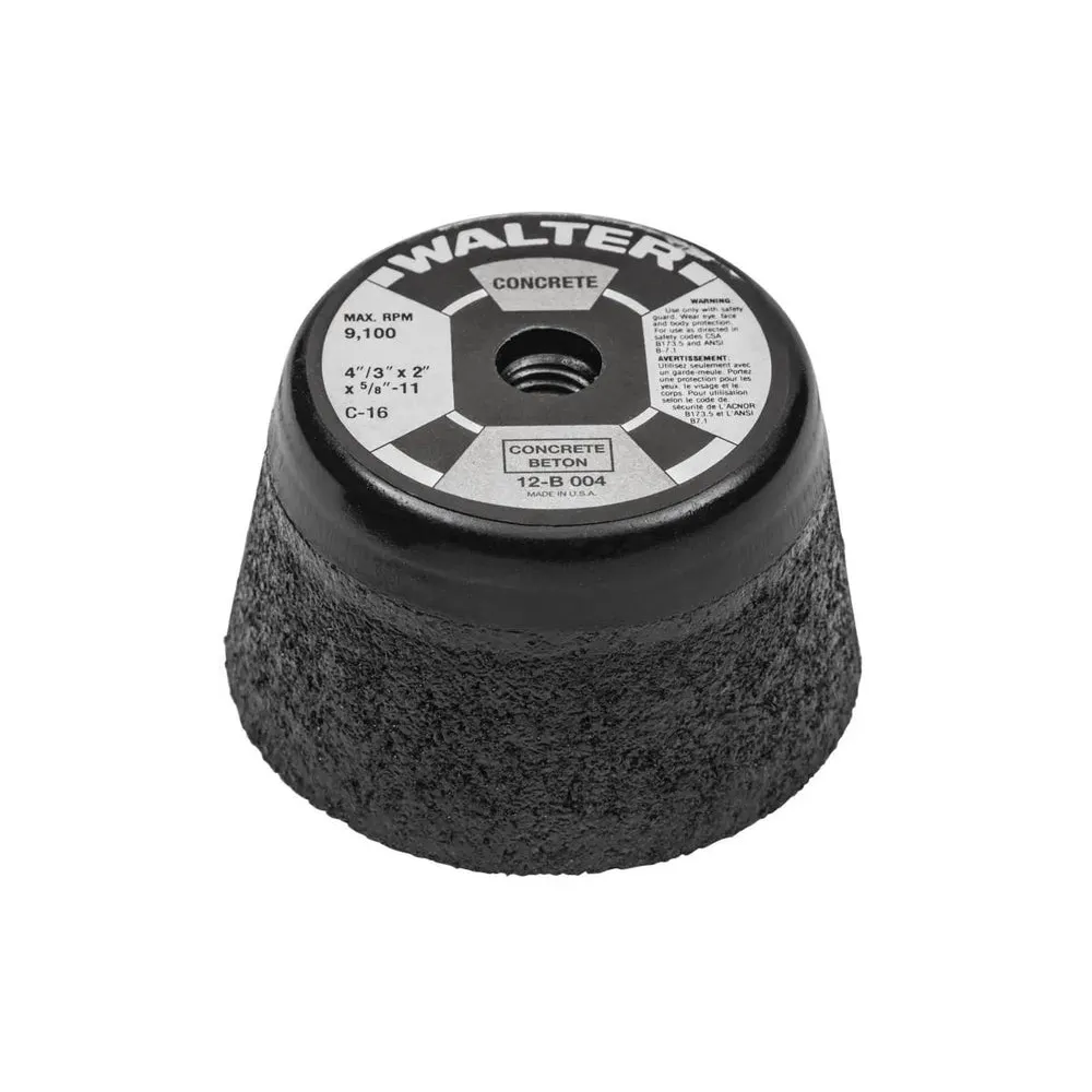 WALTER 12B004 4″ Concrete Cup Stone