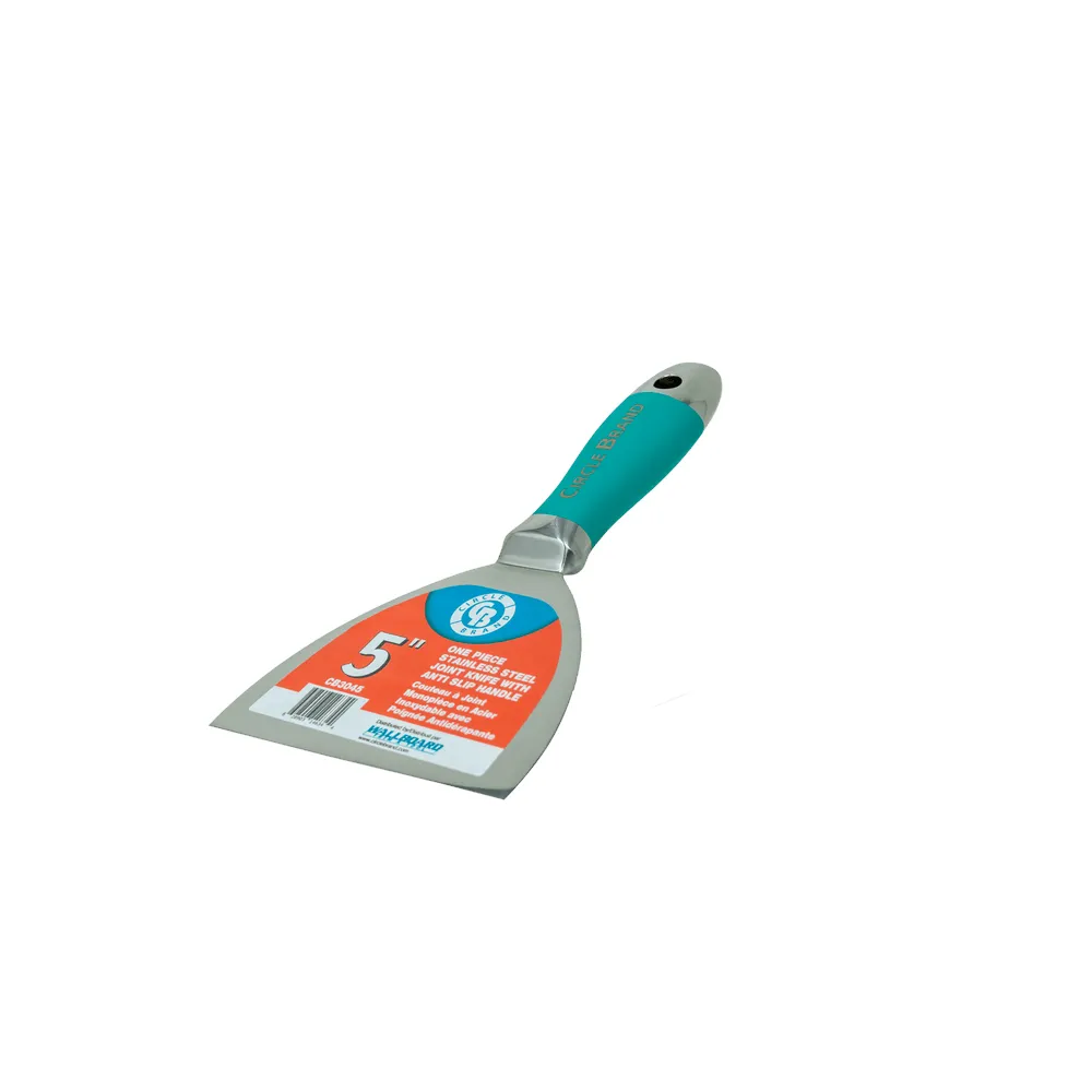 Wallboard CB3045 Circle Brand 5″ One Piece S/S Joint Knife w/Anti Slip Handle