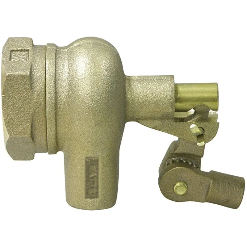 Watts ST2000 Mechanical Float Valve, 2 in, FNPT, 2 in L Rod, Bronze Body