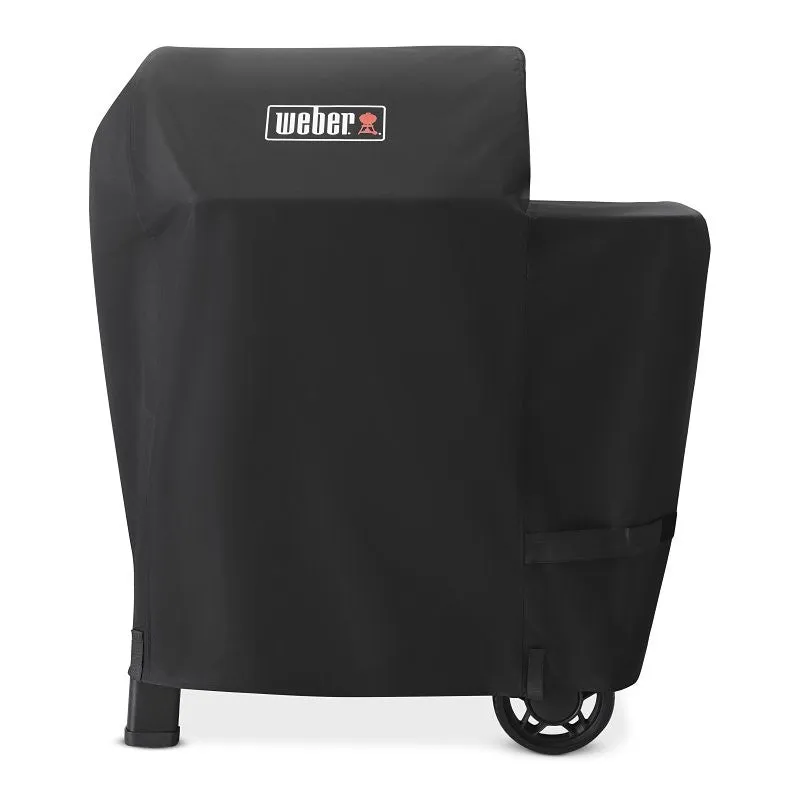 Weber 3400145 Premium Grill Cover, 38-1/2 in W, 25-1/2 in D, 47 in H, PET Plastic