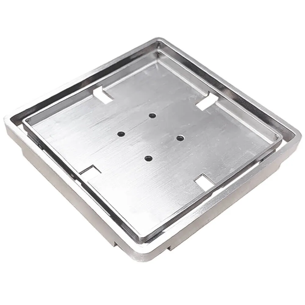 Wedi Fundo Tileable Drain Cover Plate Stainless Steel 1/4″ – US1000060