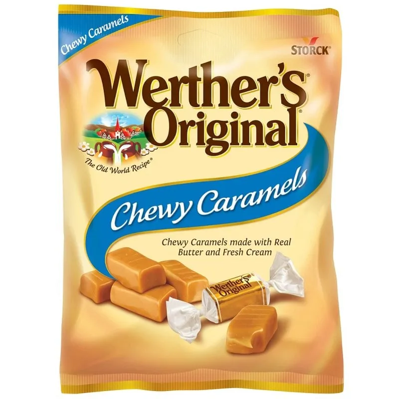 Werther’s Original 1037234 Chewy Caramel, 5 oz (Pack of 12)