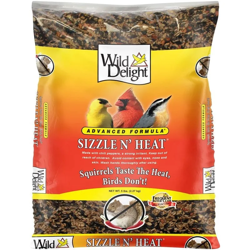 Wild Delight 372050 Bird Food, Sizzle N Heat, 5 lb Bag
