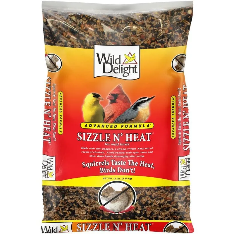 Wild Delight 372140 Bird Food, Sizzle N Heat, 14 lb Bag