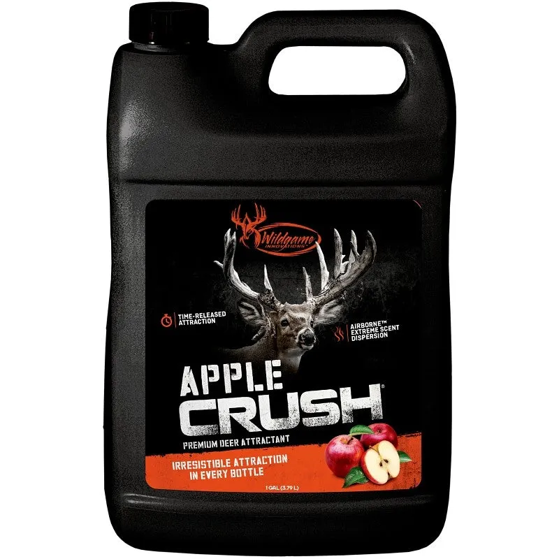 Wildgame INNOVATIONS FG-00328 Apple Crush Liquid, Apple Flavor, 1 gal (Pack of 3)