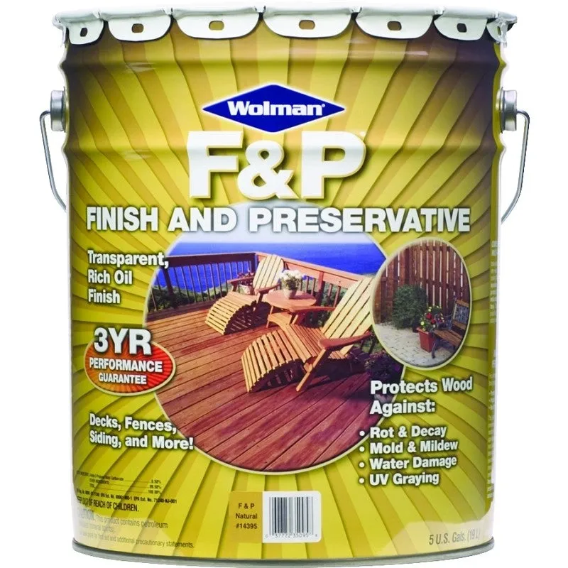Wolman 14405 Preservative, Redwood, Liquid, 5 gal, Can