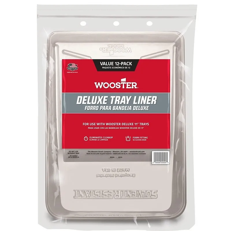 Wooster BR496-11 Deluxe Tray Liner, 1 qt, Polypropylene