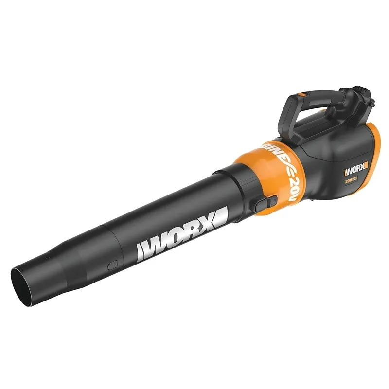 Worx WG547 Leaf Blower, Battery Included, 2 Ah, 20 V, 2-Speed, 270, 360 cfm Air