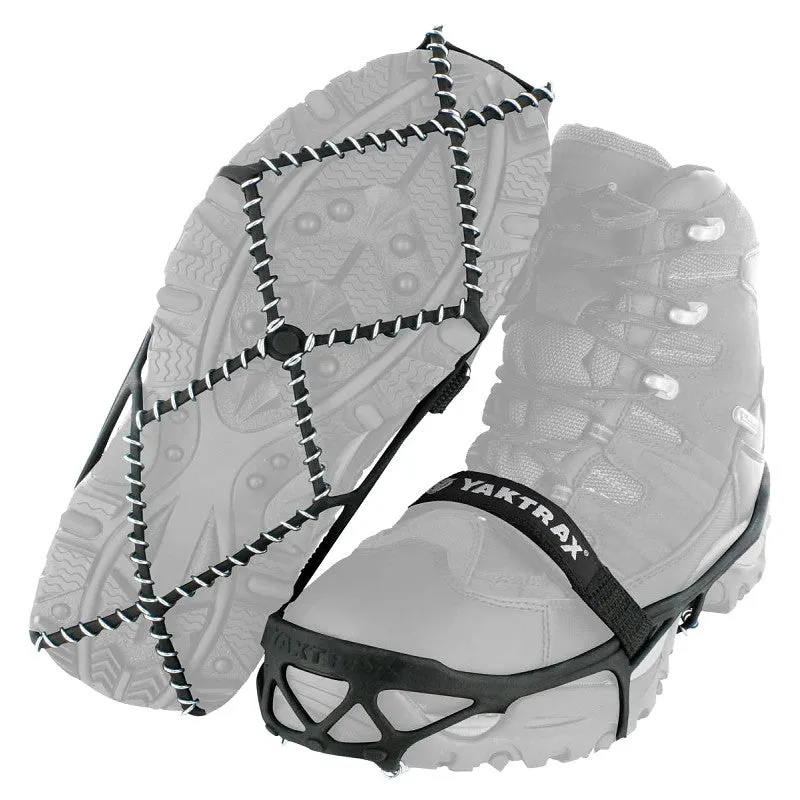 Yaktrax Pro Series 08613 Shoe Traction Device, L, Fits Shoe Size: 11-1/2 to 13-1/2 in Men’s, 13 to 15 in Women’s, Black