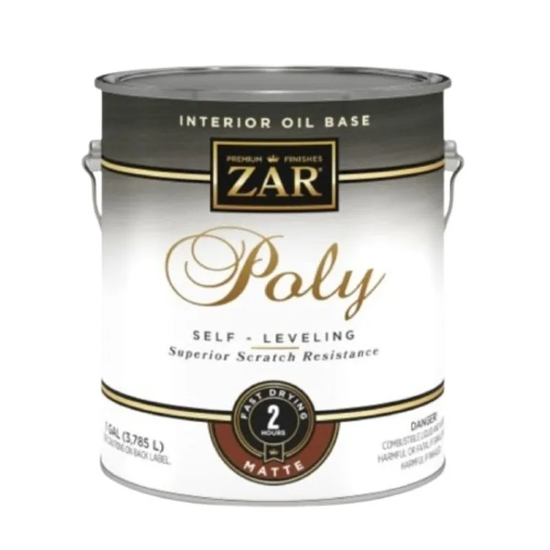 ZAR 33913 Polyurethane, Liquid, Antique Flat, 1 gal, Can (Pack of 2)