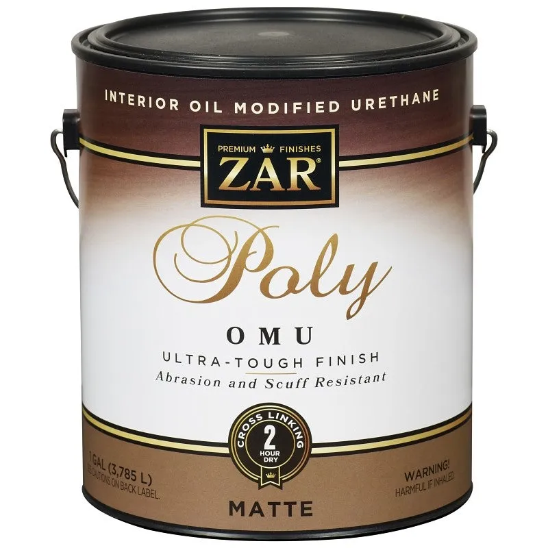 ZAR 36413 Polyurethane, Liquid, Antique Flat, 1 gal, Can (Pack of 2)