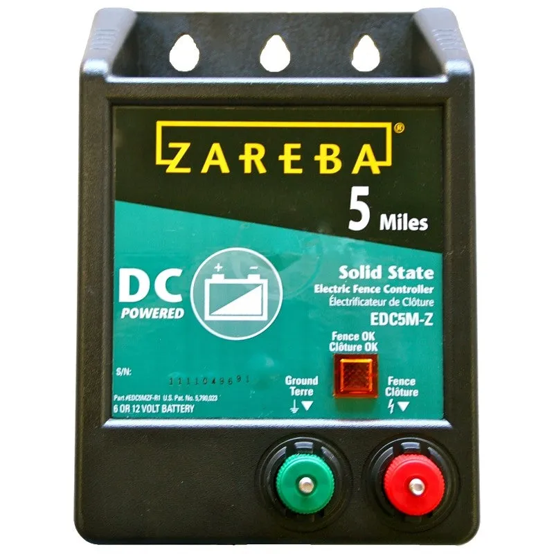 Zareba EDC5M-Z/B5 Solid State Charger, 0.25 J Output Energy