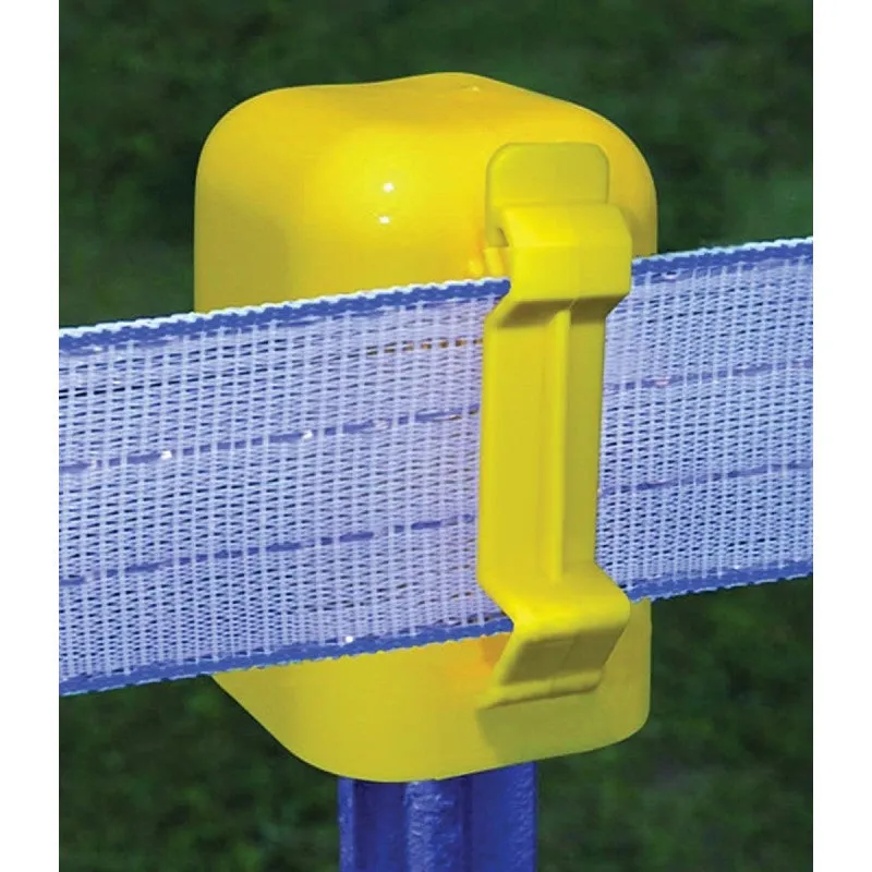 Zareba ITCPY-Z Safety Cap and Insulator, Polytape, Polyethylene, Yellow