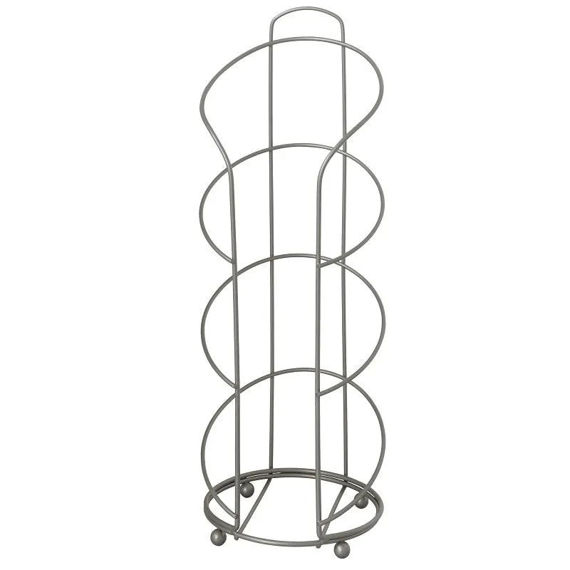 Zenna Home 7656NN Toilet Paper Reserve, Metal, Satin Nickel
